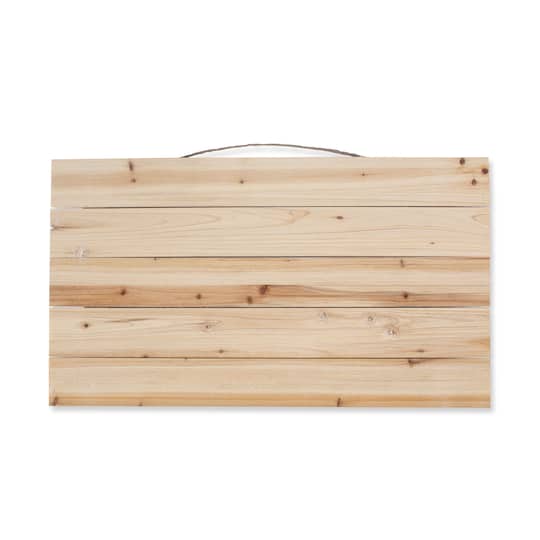 6 Pack: 26&#x22; Wood Pallet Rectangle Plaque by Make Market&#xAE;
